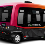 EasyMile driverless, electric bus