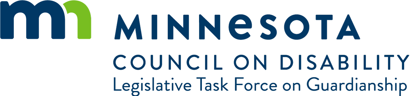 Minnesota Council on Disability Legislative Task Force on Guardianship logo