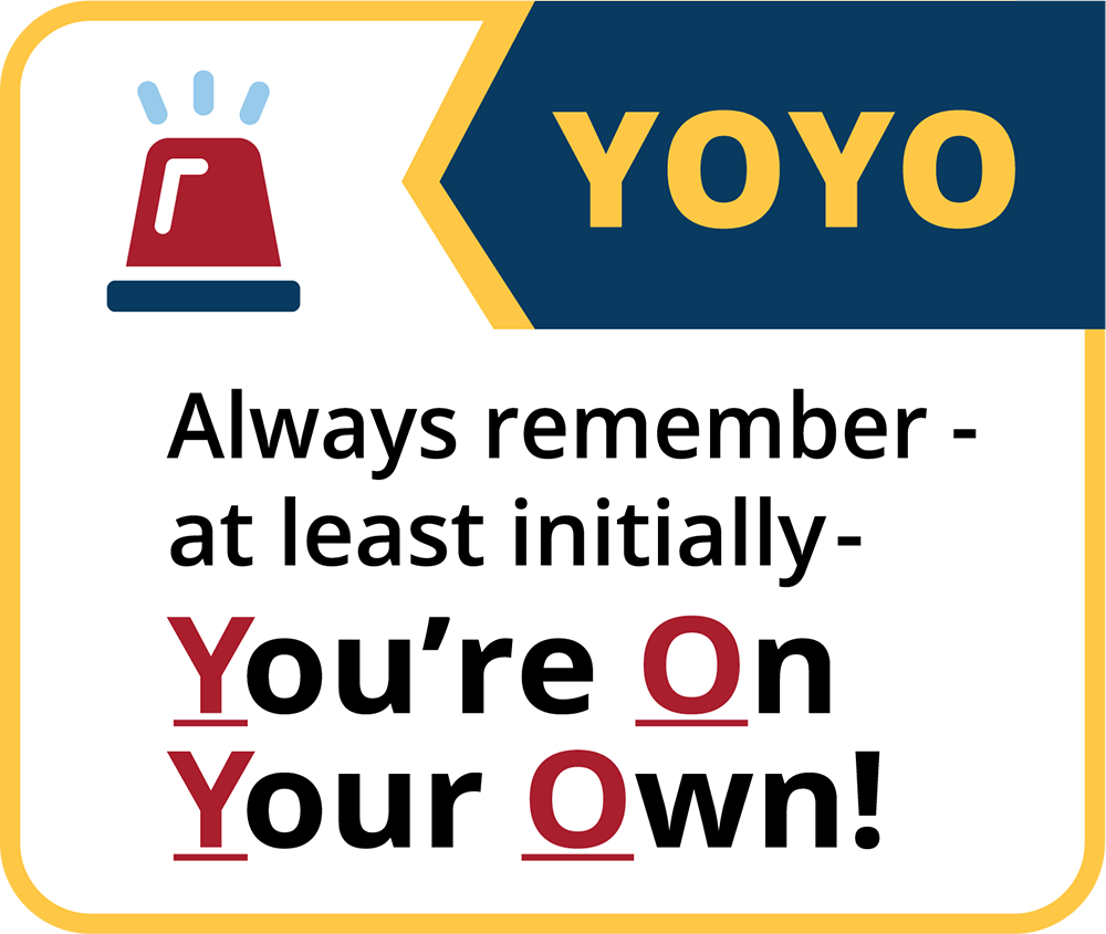 YoYo: Always remember - at least initially - You're On Your Own!